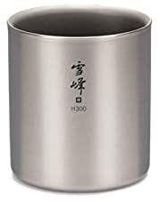 img 1 attached to ☕ Snow Peak Double-Wall Insulated Titanium Mug - 10.1 fl oz - Ideal for Hot & Cold Beverages