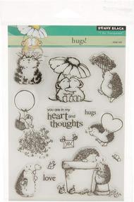 img 3 attached to 💌 Penny Black PB30020 Clear Stamp Set Review: Heartwarming Hugs for Card Making and Scrapbooking