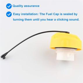 img 2 attached to 🔒 E85 Gas Cap Replacement 4766580AB, 4766580AA, 4766580-AA for Chrysler Dodge - Compatible with Sebring 2008-2010, Avenger 2008-2014, 200 2011-2014