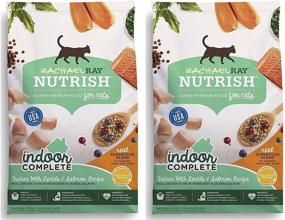 img 3 attached to 🐱 Nutrish Rachael Ray Indoor Complete Natural Dry Cat Food, Chicken and Lentils with Salmon Recipe, 3 lbs (Pack of 2)