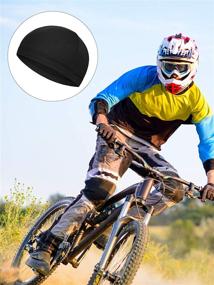 img 3 attached to 🧢 Boao 6 Pieces Helmet Liner Skull Caps - Moisture-Wicking Cap for Running, Cycling, Men, and Women