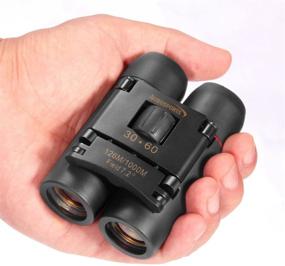 img 4 attached to 🔭 Aurosports Compact Folding Binoculars Telescope 30x60 - Perfect for Bird Watching, Low Light Night Vision, Outdoor Birding, Travelling, Sightseeing, Hunting, and More