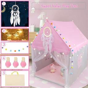 img 3 attached to 🏰 RACPNEL Playhouse for Toddlers: Princess Theme for Children