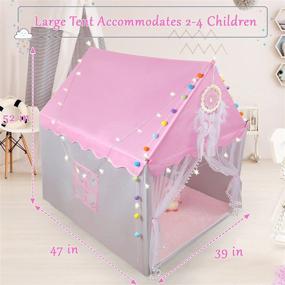 img 2 attached to 🏰 RACPNEL Playhouse for Toddlers: Princess Theme for Children