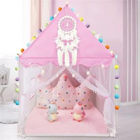 img 4 attached to 🏰 RACPNEL Playhouse for Toddlers: Princess Theme for Children