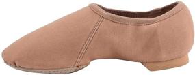 img 2 attached to 👞 Linodes Stretch Canvas Upper Jazz Shoe Slip-on Dance Shoes: Perfect for Girls and Boys (Toddler/Little Kid/Big Kid)