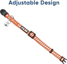 img 2 attached to 🐾 Pawtitas Pet Traffic Reflective Cat Collar: The Ultimate Safety Solution with Safety Buckle and Removable Bell