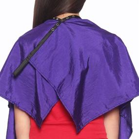 img 3 attached to 🦋 High-Quality Butterfly Crinkle Nylon Kids' Salon Cape - Light and Durable Protection, 26" X 35
