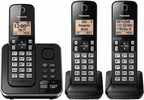 img 1 attached to PANASONIC KX-TG633SK 6.0 PLUS 3-Handset Cordless Phone with Answering System - Expandable Digital Technology