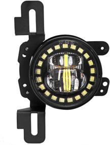 img 1 attached to 🔦 Крепление для установки LED-противотуманных фар AUDEXEN 4 дюйма для Jeep Wrangler 2013-2018 Hard Rock, Rubicon X, 10-летие и 75-летие