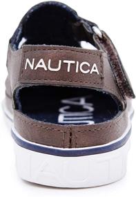 img 2 attached to 👞 Nautica Mikkel 2 Bark 12 Boys' Closed Toe Outdoor Sandals - Perfect Blend of Style and Functionality