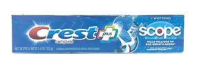 img 3 attached to 🦷 Crest Toothpaste 5.4oz + Scope Whitening Peppermint (Pack of 3) – Effective Oral Care Solution