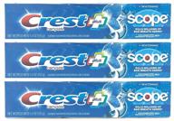 🦷 crest toothpaste 5.4oz + scope whitening peppermint (pack of 3) – effective oral care solution logo