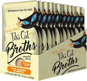 img 2 attached to Tiki Cat Savory Broth: Grain-Free Lickable Wet Food Treat, Enhance Flavor & Add Moisture - 12 Pouches