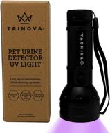 ultimate trinova pet urine detector: led ultraviolet black light for quick detection of bed bugs, scorpions, spiders, and pet pee stains on carpet, upholstery, and more logo