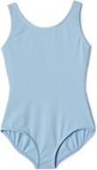 👗 capezio girls classic high-neck tank leotard: perfect style and comfort for dance practice logo