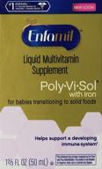 enfamil poly-vi-sol мультивитаминный дополнительный капли с железом для младенцев и малышей - бутылки объемом 50 мл (2 штуки) логотип