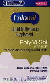 img 4 attached to Enfamil Poly-Vi-Sol Multivitamin Supplement Drops with 🍼 Iron for Infants and Toddlers - 50ml Bottles (2-Pack)