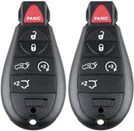 🔑 2-pack upgraded replacement car key fob keyless entry remote for fobik m3n5wy783x logo