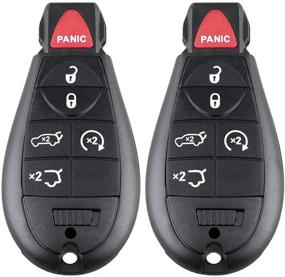 img 4 attached to 🔑 2-Pack Upgraded Replacement Car Key Fob Keyless Entry Remote for Fobik M3N5WY783X