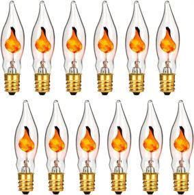 img 4 attached to 🕯️ Flickering Candelabra Replacement Chandelier by SKRLED