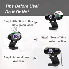 img 3 attached to 1080P HD Webcam with Microphone - USB Webcam for PC Laptop Desktop Video Calling, Streaming Web Camera with 120° Vertically Rotation and 90° Wide View Angle