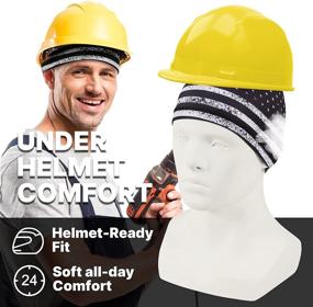 img 2 attached to 🏃 Gegado Helmet Liner - Sweat Wicking Skull Caps for Men and Women, Ideal for Running, Cycling, and Other Activities