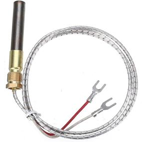 img 1 attached to 🔥 High-Quality 2-Wire Gas Fryer Thermopile Thermocouple for Imperial Elite Frymaster Dean Pitco & Italian FAGE Gas Pizza Oven - Ideal Replacement