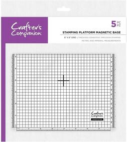 img 2 attached to Crafters Companion Stamping Platform Magnetic Scrapbooking & Stamping