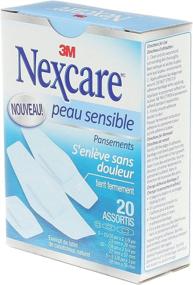 img 1 attached to Nexcare Sens Skin Bandage, Pack of 20