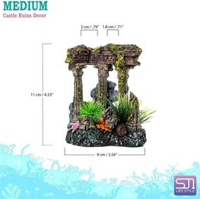 img 1 attached to 🐠 Enhance Your Aquarium with 8 Vibrant Fish Tank Decorations!