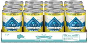 img 4 attached to 🐶 Blue Buffalo Homestyle Recipe Natural Adult Healthy Weight Wet Dog Food, Chicken 12.5-oz can (12-Pack)