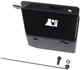 img 4 attached to Black Rugged Ridge 18003.12 Skid Plate for 97-06 Jeep Wrangler TJ Steering Box