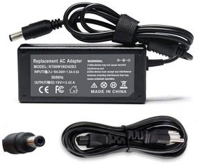 img 4 attached to ECHEER 65W AC Charger for Toshiba Satellite PA3714U-1ACA PA3917U-1ACA PA3715U-1ACA C55 C55T-A5222 C655 C855D L305D L505 L655 L755 A665 A505 P755 P775 P855 P875 - Compatible Adapter 19V 3.42A, 5.5x2.5mm