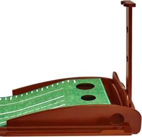 img 3 attached to ⛳️ Wekin Putting Green: Premium Indoor Mini Golf Mat with Automatic Ball Return - Enhance Your Golf Game with Non-Wrinkle Crystal Velvet & Non-Slip Surface - Top-notch Golf Practice Equipment