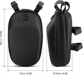 img 3 attached to 🛴 Berg Scooter Handlebar Bag: Waterproof Front Storage Bag for Xiaomi Mijia M365, M365 Pro, Segway ES1/ES2/ES3, Ninebot - Perfect for Kick Scooters and Folding Bikes!