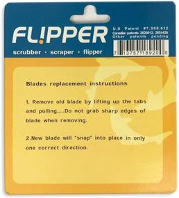 img 1 attached to 🧲 FL!PPER Flipper Standard Stainless Steel Replacement Blade - Aquarium Glass Tanks Magnetic Cleaner