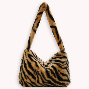 img 1 attached to Shoulder Pattern Underarm Top Handle Handbag Women's Handbags & Wallets and Totes