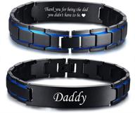 💎 vnox customizable two tone bracelet, perfect for boys, adjustable jewelry logo
