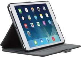 img 2 attached to 📱 Enhanced StyleFolio Case for iPad Mini/2/3 - Black/Slate Grey (Not Compatible with iPad mini 4)