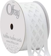 offray lattice ribbon 2 inch 9 feet logo