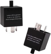 🔌 gzxy 12v cf14 jl-02 3 pin регулируемый электронный реле светодиодный мигатель для ламп сигнала поворота - 1 упаковка логотип