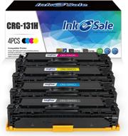 ink e-sale remanufactured toner cartridge replacement for canon crg131h crg 131 131h toner - canon imageclass lbp7100cn lbp7110cw mf624cw mf628cw mf623cn mf8280cw mf8230cn printer (4-pack bk c m y) logo