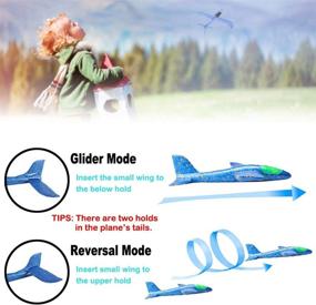 img 3 attached to ✈️ Lotiang Airplane Manual Throwing Aircraft: Soaring Fun for All Ages!