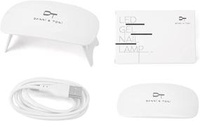 img 4 attached to Danni&Toni 6W UV LED Nail Lamp: Quick 60S Timer Nail Dryer for Gel Nails