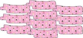 img 1 attached to 🩰 10 Pack of Nasogastric or Oxygen Tube Pre-cut Adhesive Tape with Ballerina Theme (Includes Mix of Left & Right Side)