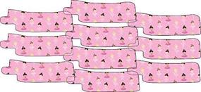 img 4 attached to 🩰 10 Pack of Nasogastric or Oxygen Tube Pre-cut Adhesive Tape with Ballerina Theme (Includes Mix of Left & Right Side)
