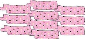 img 2 attached to 🩰 10 Pack of Nasogastric or Oxygen Tube Pre-cut Adhesive Tape with Ballerina Theme (Includes Mix of Left & Right Side)