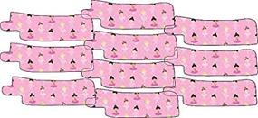 img 3 attached to 🩰 10 Pack of Nasogastric or Oxygen Tube Pre-cut Adhesive Tape with Ballerina Theme (Includes Mix of Left & Right Side)