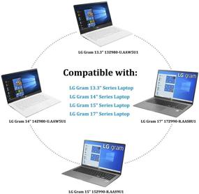 img 2 attached to 🔌 19V AC Charger for LG Gram Laptops: Compatible with 13.3", 14", 15", 17" Series - High-Quality Power Supply Cord